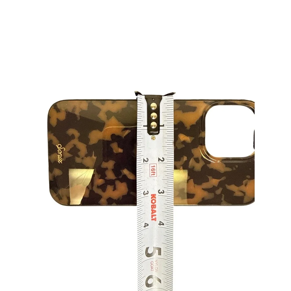 Sonix Tortoise Shell MagSafe iPhone Case Brown Tan Glossy Protective Cover